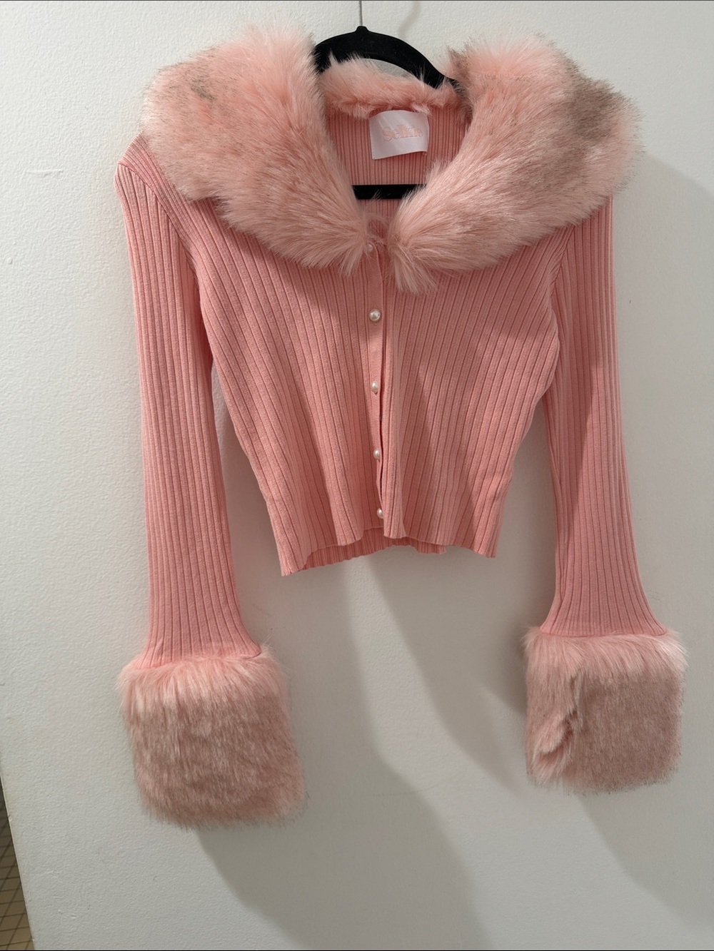Selkie pink ice skate home cardi size XS